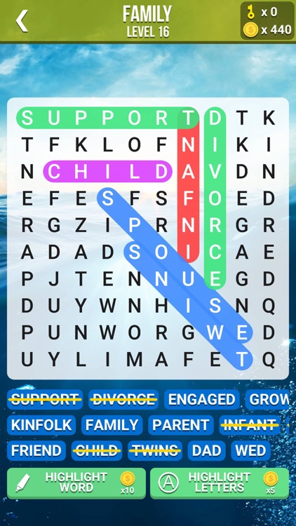 Game of Word - Word Search