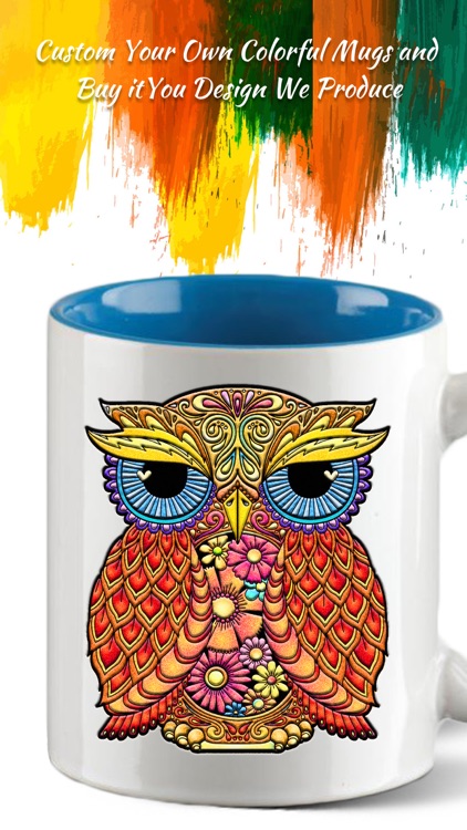 Coloring Owl:Paint Color Cases