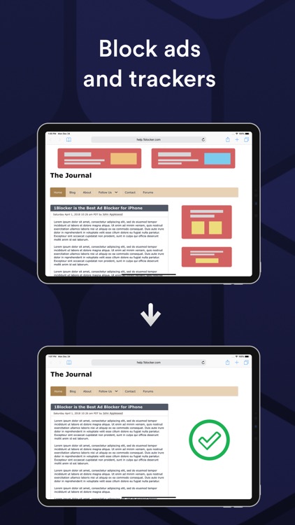 1Blocker X: Faster & Safer Web screenshot-0
