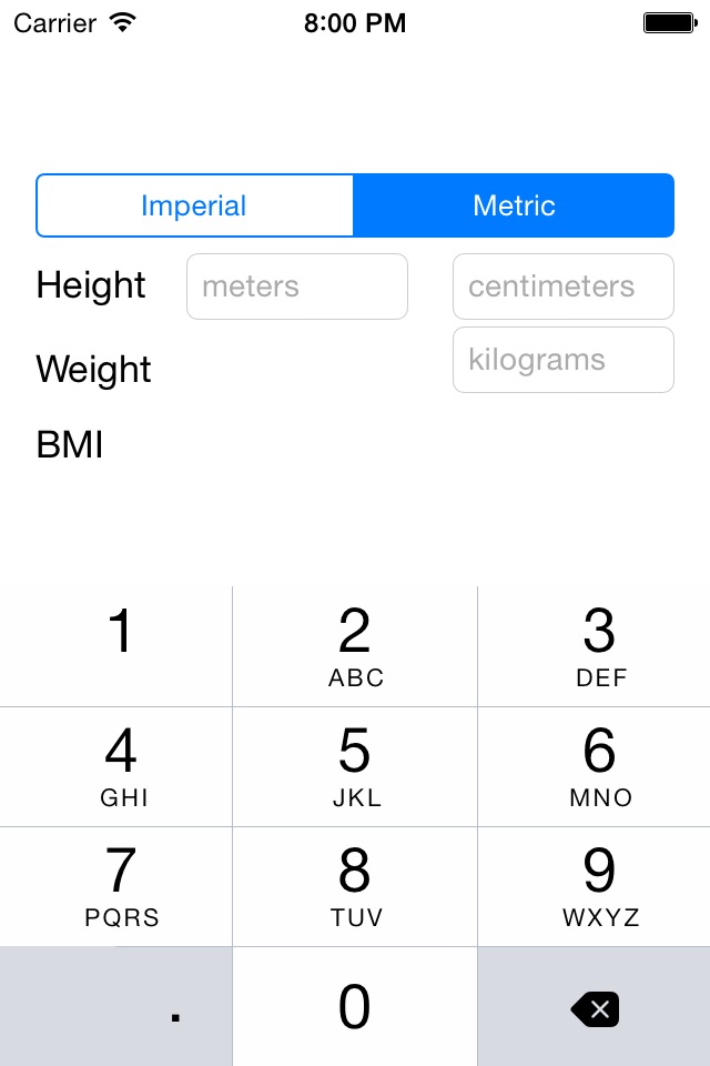 BMI Calc - Body Mass Index screenshot 3