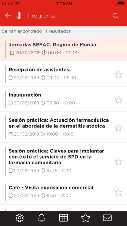 Jornadas SEFAC 2019