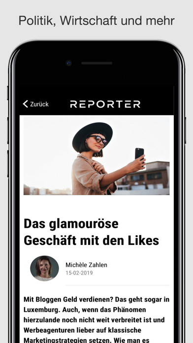 Reporter.lu screenshot 2