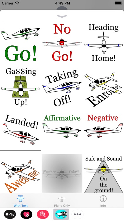 Cirrus SR22 Sticker App