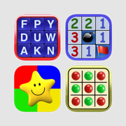 Word Search Deluxe Unlimited, Minesweeper Professional, Simon Says Classic, Connect 4