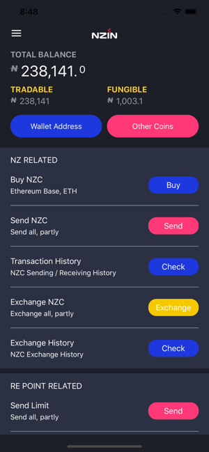 NZIN Wallet