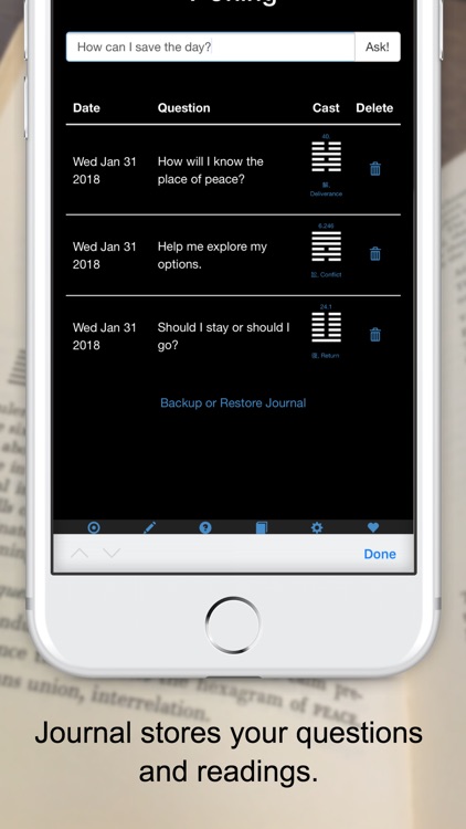 I-Ching App of Changes