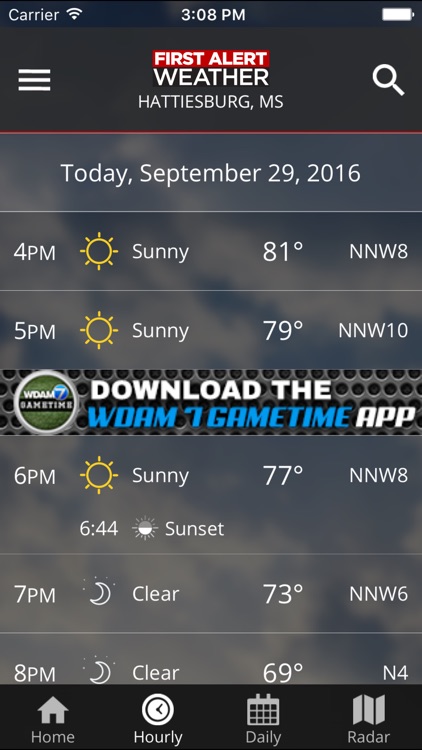 WDAM 7 First Alert Weather screenshot-4