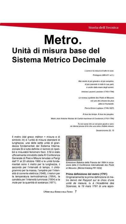 DELLA SCIENZA E DELLA TECNICA