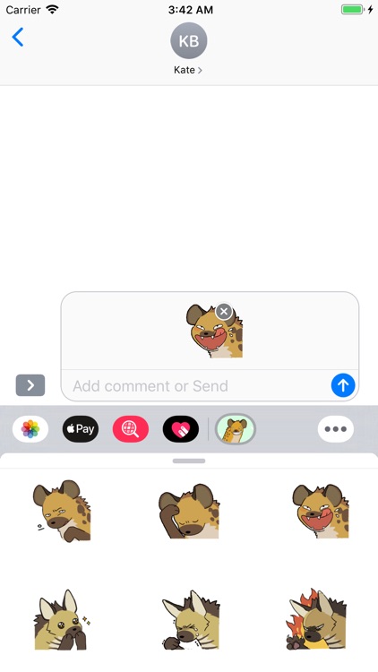 Hyena Stickers