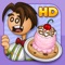 Serve delicious sundaes with cookies and ice cream in Papa's Scooperia HD