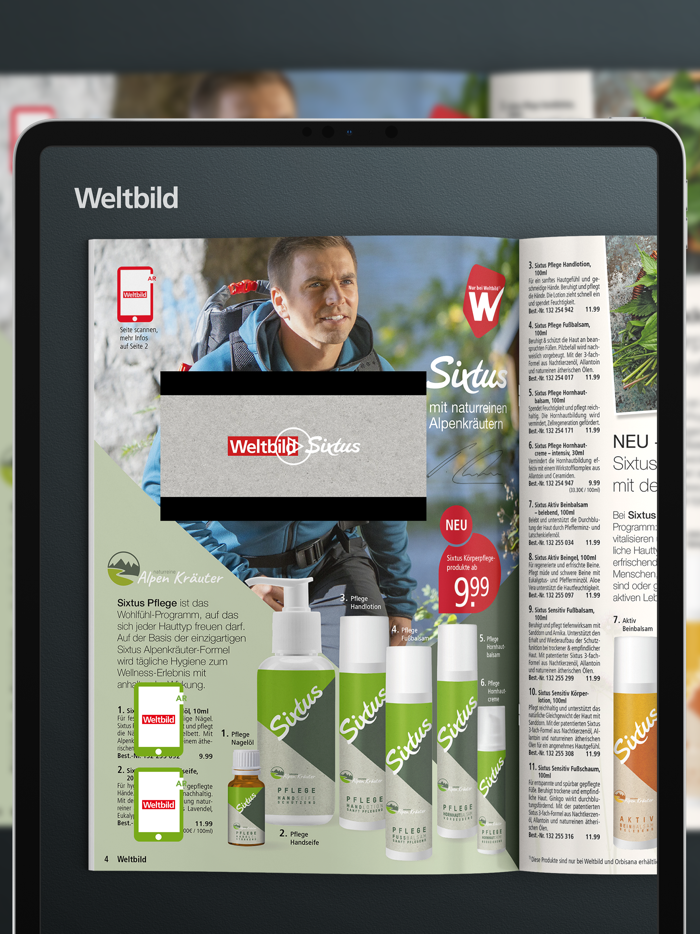 Weltbild Augmented Viewer