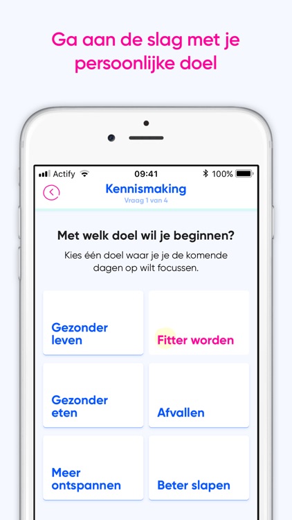 Actify - Vitaliteitscoach