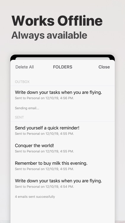 Email Me - Note Taking App screenshot-6