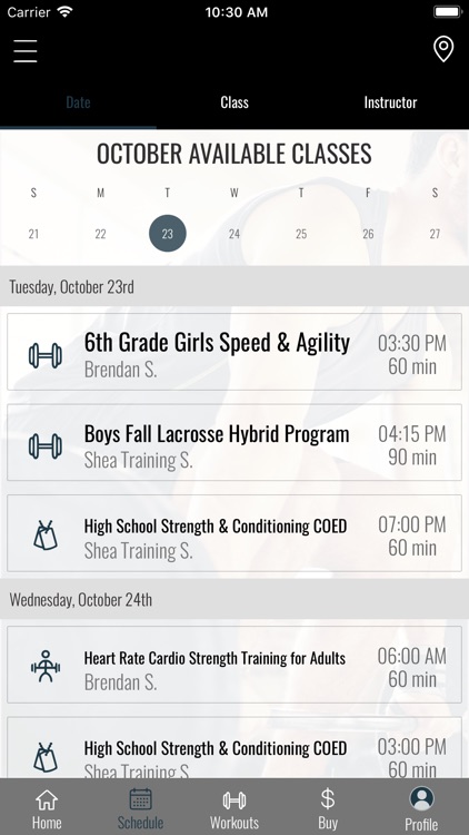 Shea Training FitApp