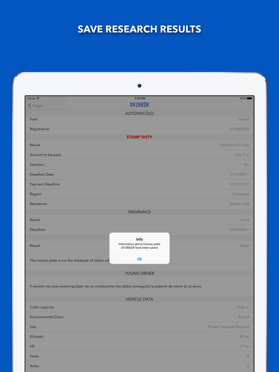 iTarga - Verify license plate screenshot 4
