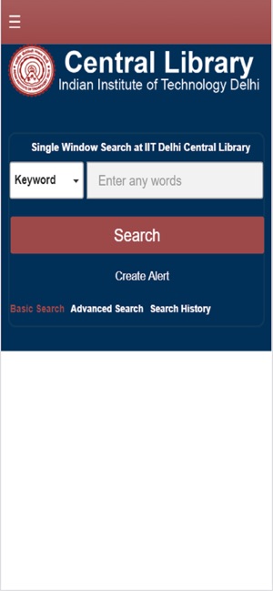 Single Window Search for IITD