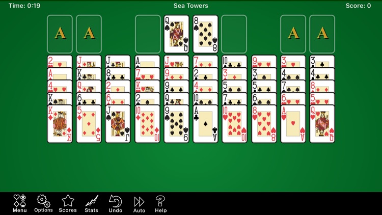 Sea Towers Solitaire Game