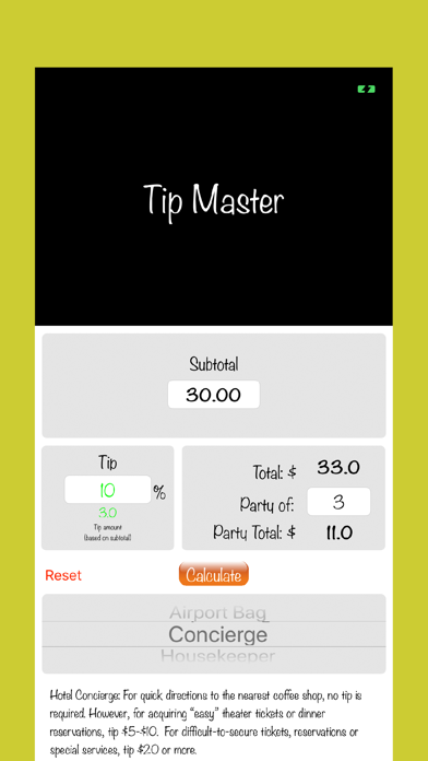 Tipping Master screenshot 3