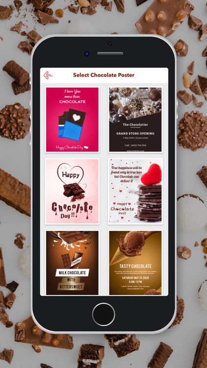 Chocolate Poster Maker screenshot-4