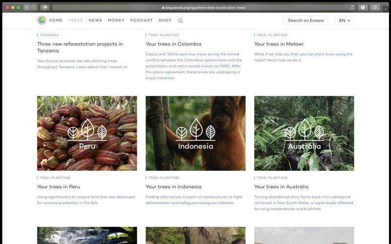 Ecosia screenshot 4