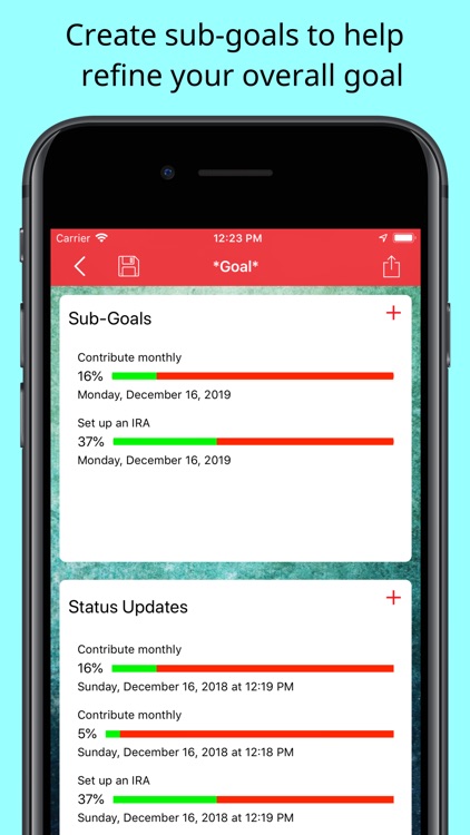 Personal Goals screenshot-3