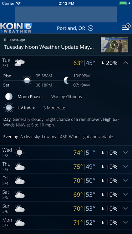 PDX Weather - KOIN Portland OR