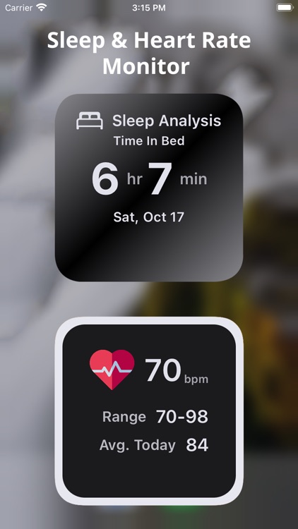 Health Widget – Steps Counter