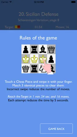 Game screenshot Chess Match-3: Sicilian hack
