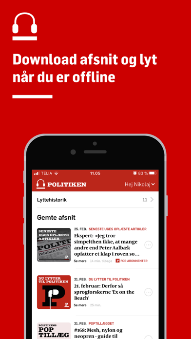 How to cancel & delete Politiken Podcast from iphone & ipad 4