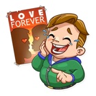 Valentine Day Fool Stickers