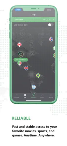 Captura de Pantalla 3 ProtonVPN - Rápida VPN Segura iphone