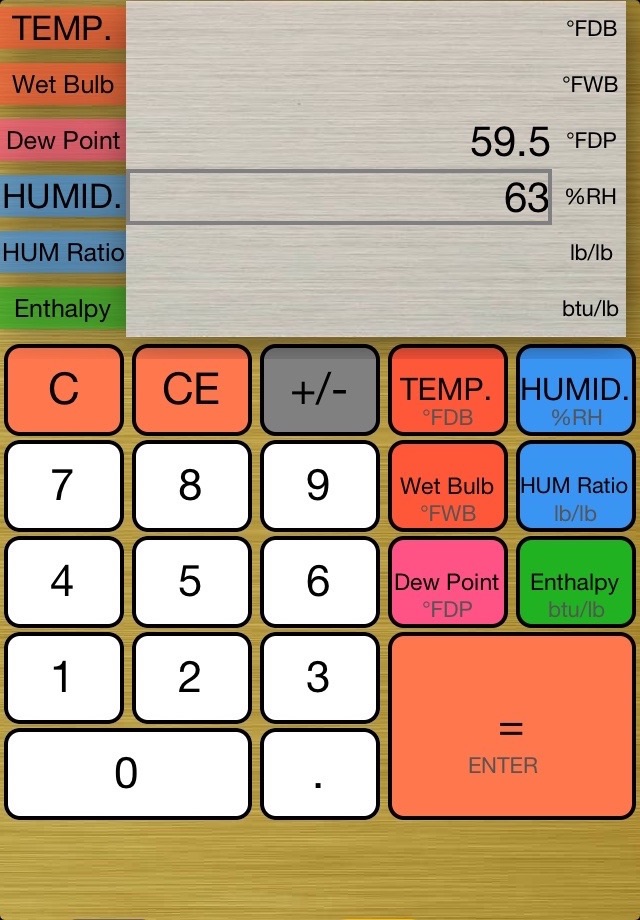Calculator of Air screenshot 3
