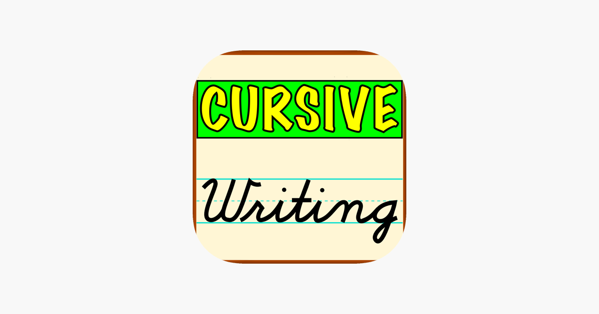 Cursive Writing On The App Store