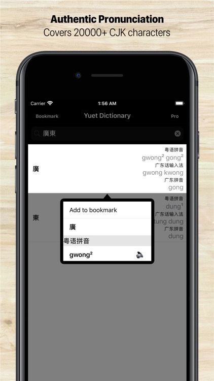 Cantonese/Yuet Dictionary Pro