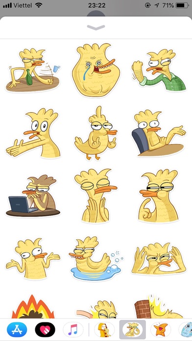 Duck Cute Pun Funny Stickers screenshot 2