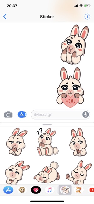 Rabbit Pun Funny Stickers(圖2)-速報App