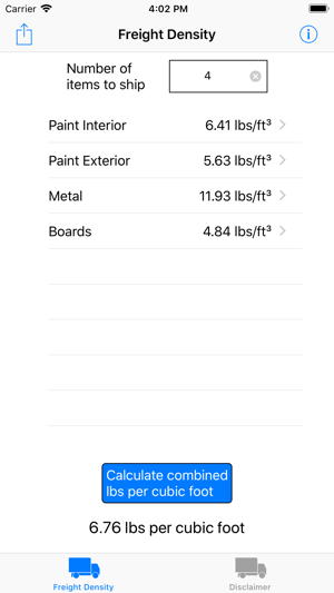 Freight Density