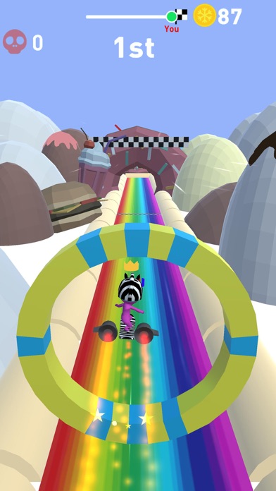 Snowboard Race 3D screenshot 2
