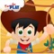 Cowboy Toddler app is designed to help your child acquire basic concepts of shapes, colors, numbers and more