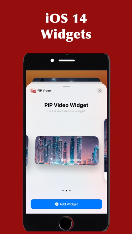 PiP Video Player+ Widget Photo