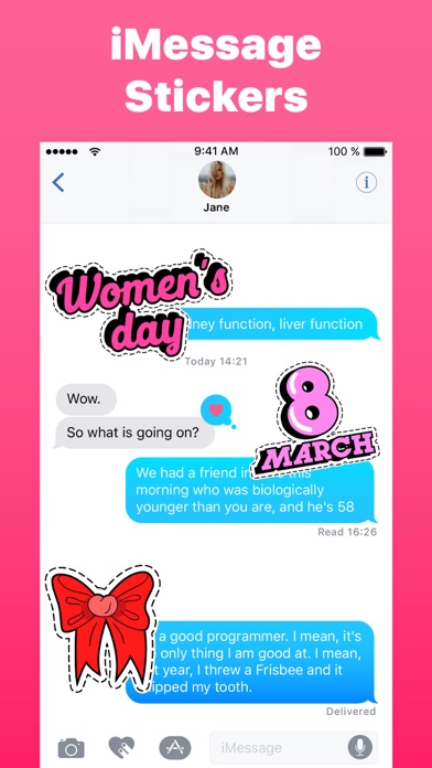 Women's Day Countdown Stickers screenshot 3