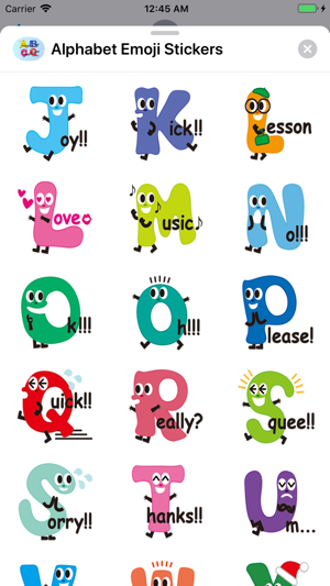 Alphabet Emoji Stickers(圖3)-速報App