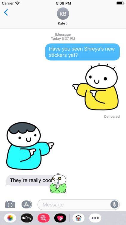 Shreyadoodles Stickers