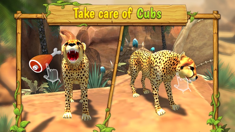 Cheetah Family Sim : Wild Cat screenshot-4