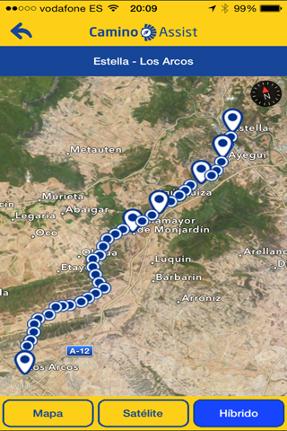 Camino Assist pilgrim Santiago screenshot 3