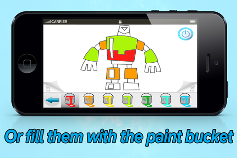 Color the Robots screenshot 3