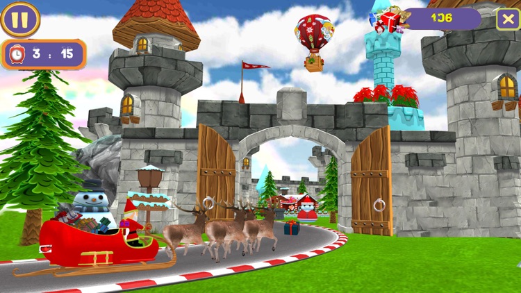 Santa Christmas Infinite Track screenshot-3