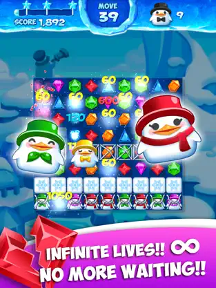 Screenshot 1 Jewel Ice Mania: Match3Puzzle! iphone