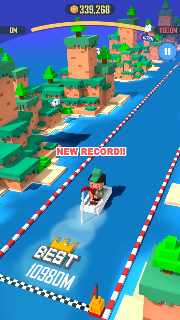 Jump Rider: Crazy Boat Hack screenshot 4 - iOS game interface