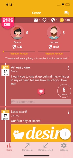 Desire Juego Para Parejas En App Store